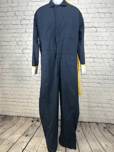 Red Kap Blue Yellow Long Sleeve Costume Band Cape Jumpsuit Size 42L (39X31) - Picture 1 of 8