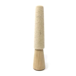 Anillo de fieltro montado cono pulido joyería interior anillos bandas vástagos cónicos - Imagen 1 de 4