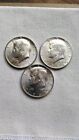 New ListingKennedy Half Dollars, 1964, uncirculated set of three. 90% silver