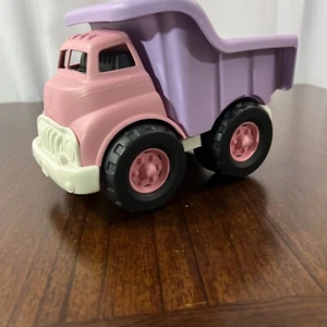 Grünes Spielzeug Müllcontainer LKW Spielzeug Müllcontainer LKW rosa und lila Made in USA - Bild 1 von 10
