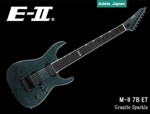 New! ESP E-II M-II 7B ET Granite Sparkle Electric guitar 7 strings gig bag JAPAN - Picture 1 of 7