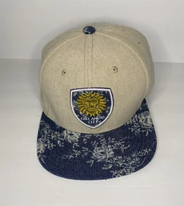 Mitchell and Ness Orlando City SC Snapback Hat Floral - Picture 1 of 8
