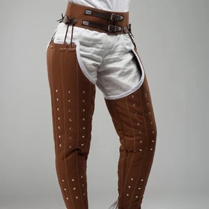 Medieval Cotton Chausses Gambeson Pants - Picture 1 of 7