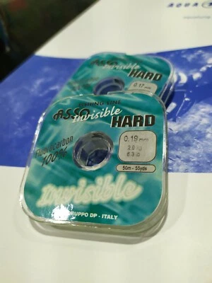 Filo  Asso invisible hard fluorocabon terminali pesca bolognese surf fondo orata - Immagine 1 di 2