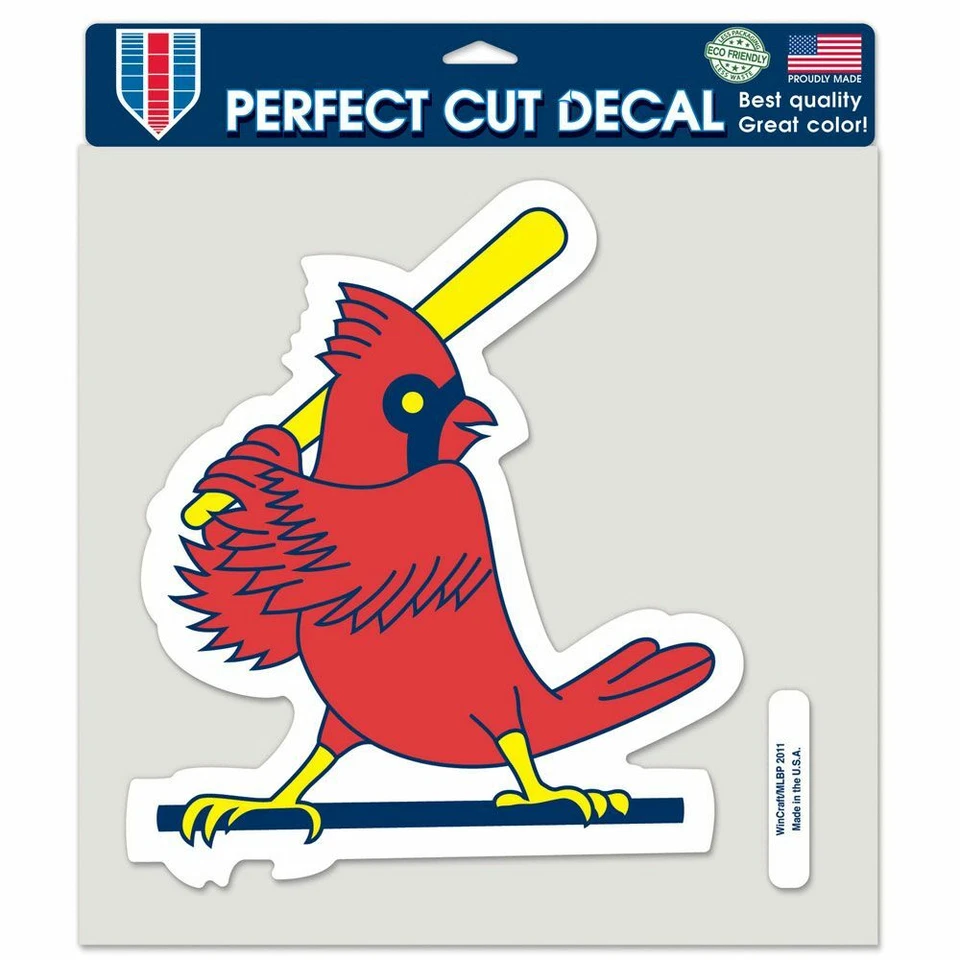 ST. LOUIS CARDINALS COOPERSTOWN 8"X8" COLOR DIE CUT DECAL NEW WINCRAFT 😎⚾ - Image 1 of 1