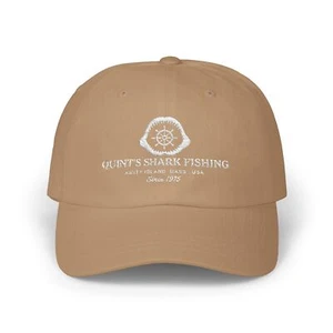 Quint's Shark Fishing Vintage Jaws 50th Anniversary Hat - Picture 1 of 25