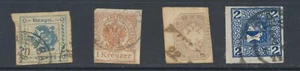 Austria Stamps 1853-1908 Journal and Newspaper Stamps SGJ67;76;N44;N207 CV £33.5 - Picture 1 of 5