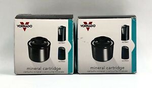 Set of 2 Vornado Ultrasonic Humidifier MD1-0018 Black Mineral Cartridge