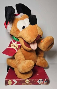Dan Dee Disney Pluto Urlaub Plüsch animiert singt tanzt leuchtet Jingle Bells - Bild 1 von 13