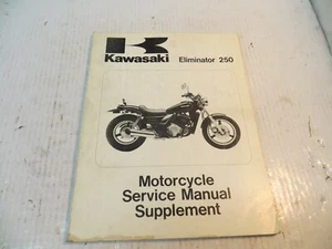 1988 Kawasaki Eliminator 250 OEM shop/repair manual - Picture 1 of 2