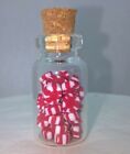 Dolls House food miniature strawberry licorice starlight sweet jar 1/12 scale 