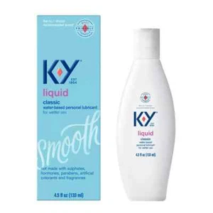 K-Y KY Liquid Classic Smooth Personal Water Lubricant Formula  4.5 OZ - Picture 1 of 1