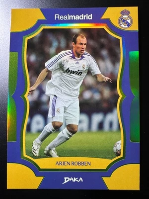 2025 Daka Real Madrid Team Set Soccer Yellow /49 - Arjen Robben - Image 1 of 2