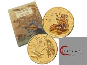 Grecia, 2025, 1,50 euros, moneda, fábulas de Esopo: ¡LA CIGARRA Y LA HORMIGA!  ¡Preventa! - Imagen 1 de 6