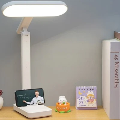 LED Table Lamp Dimmable Study Work Bedside Nightstand Desktop Wide Night Light - image 1 of 4