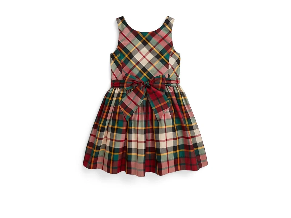 Girl's Dresses Polo Ralph Lauren Kids Plaid Taffeta Dress (Toddler/Little Kid) - Image 1 of 1