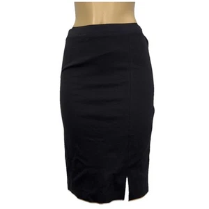 Chicos Black Slit Side Straight Pencil Skirt Womens Size 00, US 2 Career New $90 - Imagen 1 de 19