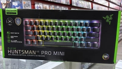 Razer Huntsman V3 Pro Mini Gaming Keyboard Black New Sealed Fast delivery - Image 1 of 3