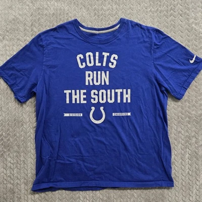 Camisa Nike Talla 2XL Indianapolis Colts Run The South Division Champions Azul Foto 1 de 4