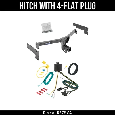 Enganche de remolque Reese + cableado de 4 vías para receptor de 2" clase 3 15-19 Lincoln MKC 44756 Foto 1 de 4