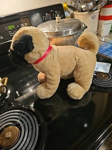 Build A Bear PUG Puppy Dog Tan Stuffed Animal Plush Stuffed 15” 2013 BABW - Picture 1 of 5