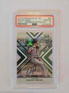 PSA 10 Emerald Status D/C Autograph #'d /25. MLB Panini 2016 Elite Ex Ed. - Picture 1 of 3