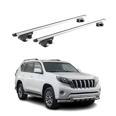 Roof Rack Cross Bars Luggage Carrier for Toyota Land Cruiser 2008-2021 Grey 2x - Image 1 of 4