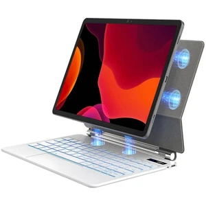 Keyboard Case for Samsung Galaxy Tab S10/S9 FE 10.9'' Floating Cantilever Sta... - Picture 1 of 7