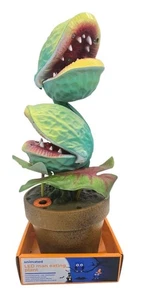 Man Eating Plant Venus Flytrap Animated Halloween Shop Horrors LED Sound - Picture 1 of 11