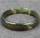 Favorite Genuine Natural green agate jade bangle bracelet big size 68-70 mm +box