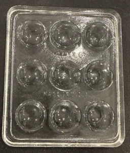 Vintage Corning Pyrex 9-Well Glass Spot Plate MADE IN USA - Picture 1 of 5