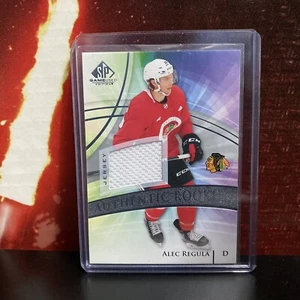 2020-21 SP Game Used Authentic Rookies Silver ALEC REGULA RC Jersey Blackhawks - Picture 1 of 1