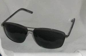 Foster Grant Accuracy Aviator Gunmetal Bifocal SunReaders Sunglasses #39 +2.00