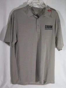 Port Authority Crook & Marker Herren Kurzarm Grau Golf Poloshirt L - Bild 1 von 3
