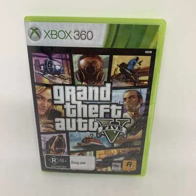 GRAND THEFT AUTO 5 XBox 360 PAL GAME *With Manual but No Map* FREE POSTAGE - Image 1 of 4