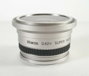 Vitacon 0.42X Lente Super Ancha Profesional Macro 52 SER VII Hecho en Japón - Imagen 1 de 4