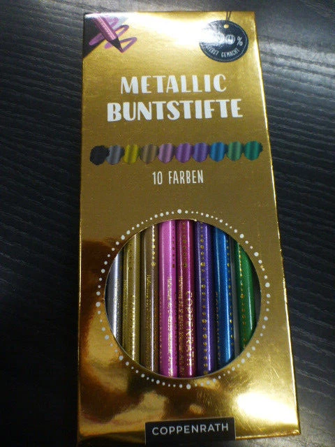 Metallic-Buntstifte: 10 Farben - 100% selbst gemacht ; Coppenrath Verlag
