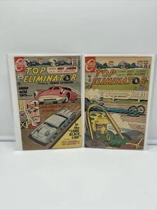 Charlton Comics 1967-68 Top Eliminator # 26 & 28 2 Comics Bagged & Boarded - Picture 1 of 7