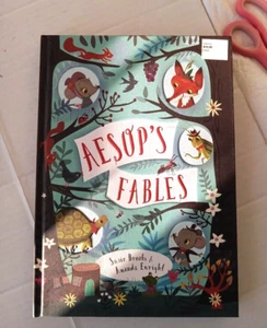 Aesop's Fables Large Hardcover Children's Book Illustrated 13" X 9.5" - Picture 1 of 21