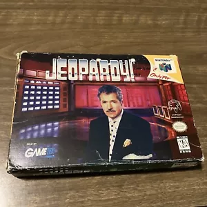 Jeopardy Nintendo 64 N64 Cartridge Inserts Box Tested and Working Authentic Game - Picture 1 of 13