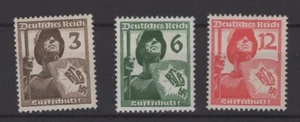 (WH23182) GERMAN REICH - 1937, MI 643/45, MNH, CV € 15, SEE SCANS - Picture 1 of 2