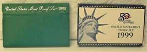 Coins - US Mint PROOF Sets 1998 & 1999 (with State Quarters) - Picture 1 of 3