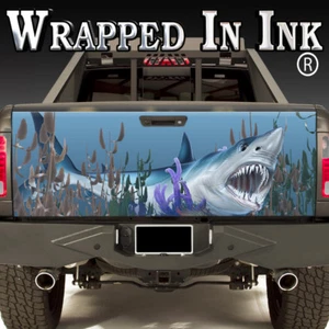Tailgate Wrap A Shark Tank in your Truck Bed! Vinyl Graphics for Truck or Wall - Bild 1 von 1