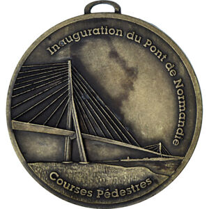 [#1156204] France, Médaille, Inauguration du Pont de Normandie, Courses Pédestre