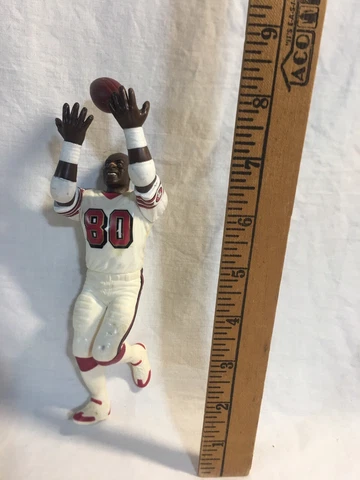 Jerry Rice 80 San Francisco 49ers Catching Football Figure NFL Cover