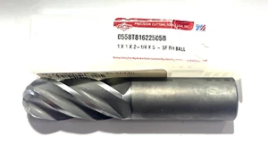 PCT 1" Carbide Ball Nose End Mill 5 Flute Variable Pitch H5008 Exxtral Silver - Picture 1 of 1
