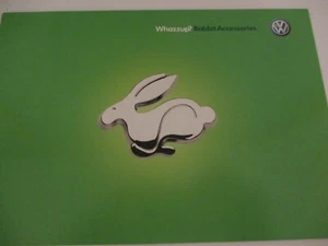 Rabbit Accessories 2006 Volkswagen of America Original Brochure Whazzup? - Picture 1 of 5