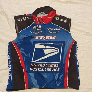 Pearl Izumi USPS Cycling Team Jersey Mens Medium Trek Lance Armstrong Sleeveless - Picture 1 of 9