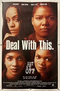SET IT OFF Original One Sheet Movie Poster - 1996 - QUEEN LATIFAH/JADA PINKETT - Picture 1 of 6