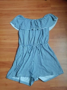 Mono veraniego a rayas azul y blanco de verano talla S - Imagen 1 de 5